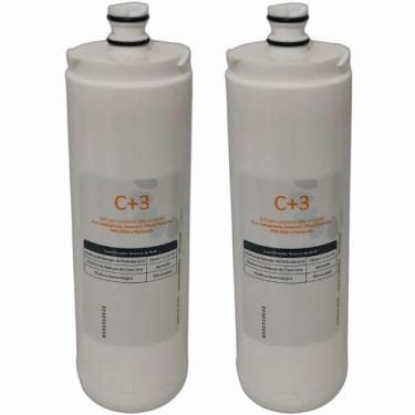 Imagem de Kit 2 Refil Filtro Purificador Bebedouro de Agua C+3 Ibbl Fr600 Vela A