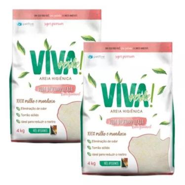 Imagem de Areia Higiênica Para Gato Viva Verde Vida Descomplicada 8kg