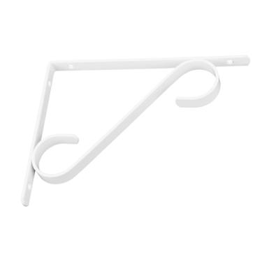Imagem de PRAT.K Suporte para Prateleira Branco 25 cm – Resistente e Fácil de Instalar