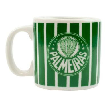 Imagem de Mini Caneca Porcelana Pequena 120ml - Palmeiras Oficial - Mileno, Cane