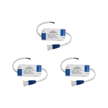 Imagem de Kit C/3 - Driver Reator Fonte P/Painel Led Blumenau 3,5W, Bivolt