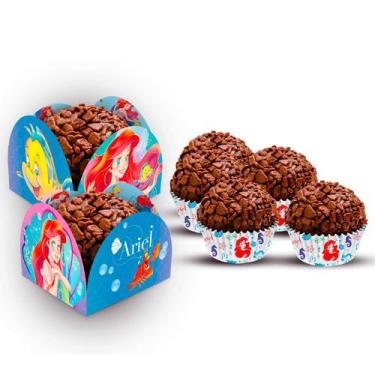 Imagem de Kit festa Ariel 150pçs Decoração Pequena Seria Aniversário - Regina fe