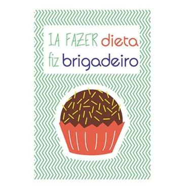 Imagem de Pano De Prato Toalha Copa Com Frases Divertidas Brigadeiro - Camesa