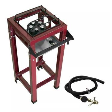 Imagem de Fogão Industrial 1 Boca Júnior Alta Pressão Roa com Mangueira - ROA - 