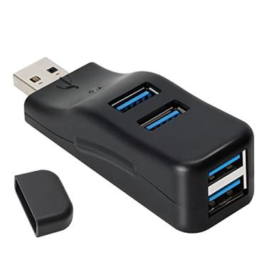 Imagem de VCOM Hub USB 3.0 para laptop, divisor USB portátil de 4 portas, mini expansor de porta USB A, transferência rápida de dados de 5 Gbps para computador desktop, Surface Pro, XPS, PC, pen drive, disco