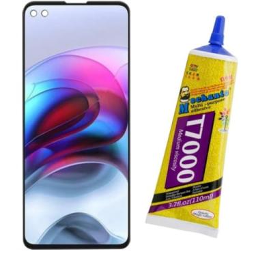 Imagem de Tela Display Lcd Touch Para Frontal Moto G100 Xt2125 Cola
