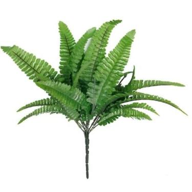 Imagem de Samambaia Artificial Plantas Casa parede Folhagem 50 x 35 cm - SNSIMPO