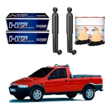 Imagem de Kit Amortecedor Traseiro Strada 1.5 1.6 1998 A 2000 - Nakata