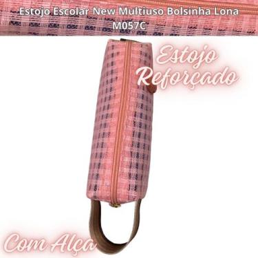 Imagem de Estojo Escolar New Multiuso Bolsinha Lona M057C - Losamores