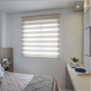 Imagem de Persiana Rolo Dupla (2,00Lar. x 2,00Alt.) Double Vision Tecido Translu