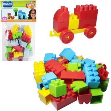 Imagem de Blocos de montar blocks com 40 pecas - BLOCZ