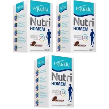 Imagem de Kit C3 Suplemento Nutri Homem Performance Física - Equaliv - Equaliv P
