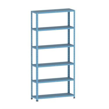 Imagem de Estante Montável de Aço Com 06 Prateleiras Sem Reforço Pandin 1,75 X 0