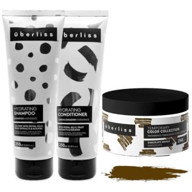 Imagem de Kit Uberliss 1 Shampoo 1 Condicionador Hydrating 1 Máscara Tonalizante