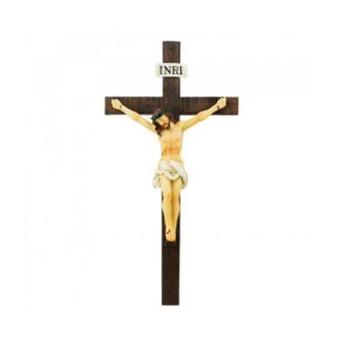 Imagem de Crucifixo Para Parede 29.5cm Enfeite Resina - Taimes
