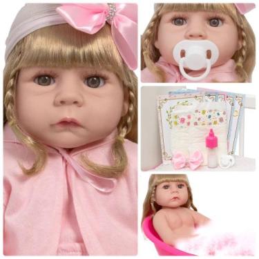Imagem de Bebe Reborn Menina Abigail Corpinho de Vinil Siliconado - Cegonha Rebo