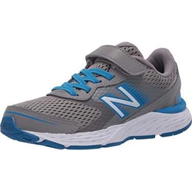 Imagem de Tênis de corrida infantil com fecho alternativo New Balance 680 V6, Marblehead, 3 Infant