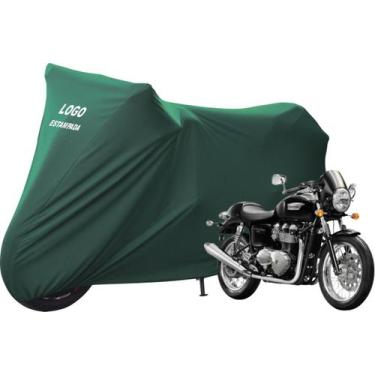 Imagem de Capa De Tecido Para Cobrir Moto Triumph Thruxton 900 - Mz, Verde