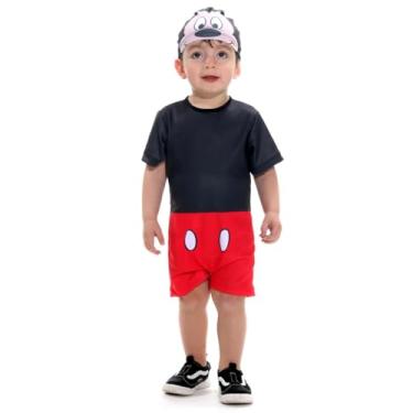 Imagem de Fantasia do Mickey Mouse Infantil com Touca Sulamericana (M 2 anos)