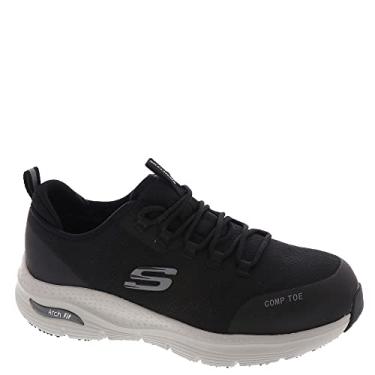Imagem de Skechers Arch Fit SR Composite Toe Black/Gray 7 B (M)