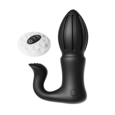 Imagem de Plug Anal com Motor duplo com 7 Modos de Vibração e Controle - Pretty 