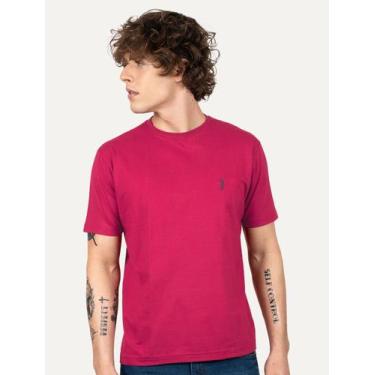 Imagem de Camiseta Aleatory Masculina Navy Icon Rosa Cerise, S/P