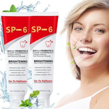 Imagem de Creme Dental Clareador Sp-6 Ultra Whitening 120g (2 Unidades)