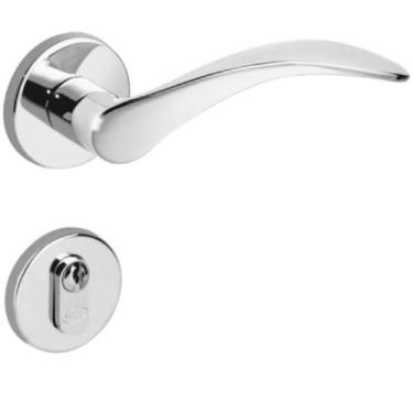 Imagem de Fechadura Externo 55mm Imab Icaro Cromo Escovada