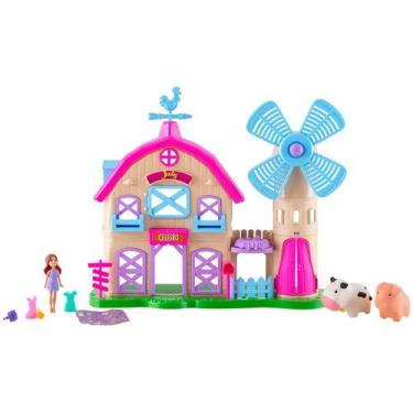 Imagem de Playset Celeiro da Judy Samba Toys 5 Peças, Bege