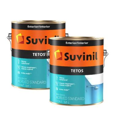 Imagem de Tinta Tetos Branco Neve 3,6L C/ 2 Und Suvinil