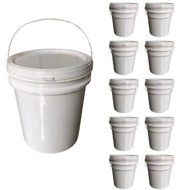 Imagem de Balde Para Iogurteira 5L Com Alça 10 Pçs