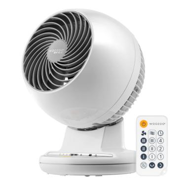 Imagem de Ventilador iris usa woozoo Oscillating Vortex 7 em 1 com controle remoto branco
