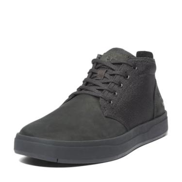 Imagem de Timberland Tênis masculino com cadarço DAVIS SQUARE-MID Lace, Preto/brilho do dia, 11.5 UK
