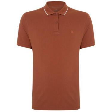 Imagem de Camisa Polo Individual Basic Comfort Ou25 Laranja Masculino, M