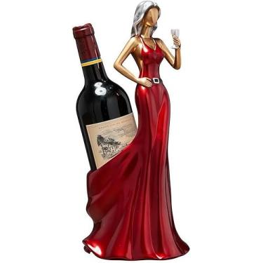 Imagem de Generic Rack de vinho, decoração de vinho tinto, suporte de decoração de garrafa única, bandeja de vinho multifuncional, adequada para cozinha, hotel, mesa, banquete de casamento, bar para decoração