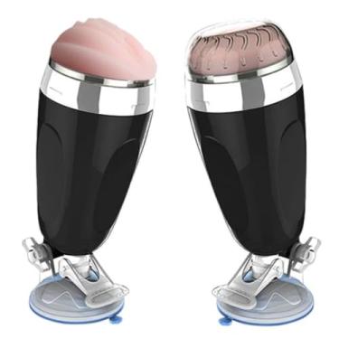 Imagem de Masturbador Masculino Lanterna Vagina Cyberskin Com Ventosa Realista, Para Prazer Mãos-Livres