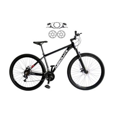 Imagem de Bicicleta Aro 29 Absolute Nero 5 21v Cabos Internos Alumínio Freios a Disco Hidraulico Garfo Suspensão (Preto, 21)