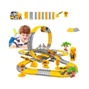 Imagem de Crianças Magia Escalada Pista Brinquedo Engenharia Carro Conjunto De T