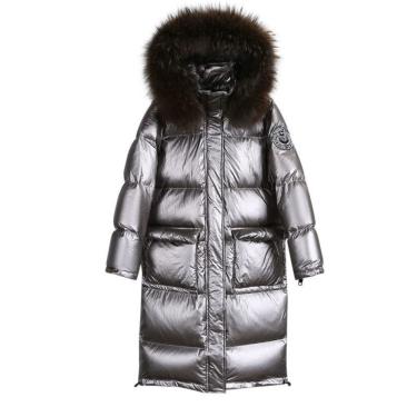 Imagem de Jaqueta De Inverno Feminina, Gola Longa De Pele, Jaquetas De Chapéu, Jaqueta Acolchoada Quente, Casaco Feminino Tamanhos Grandes, Parka De Inverno Vintage Brilhante, Casual, À Pro, black, M