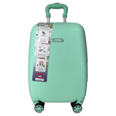 Imagem de Mala De Viagem Bordo Escolar Infantil Tamanho 18" 4 Rodas (Verde)