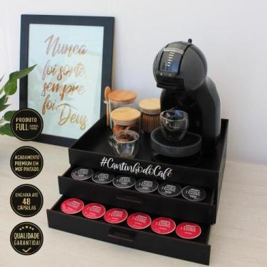 Imagem de Bandeja com 2 Gavetas Porta Cápsulas Café Dolce Gusto ou Três Corações