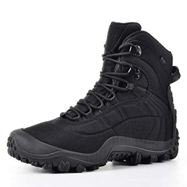 Imagem de Bota Tática Masculina XPETI de cano médio Thermator Impermeável, Preto, 8.5