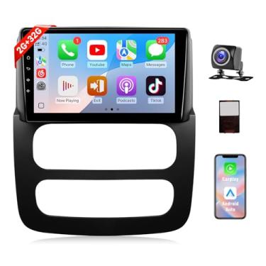 Imagem de Naifay Rádio automotivo Android 12 para Dodge Ram 1500 2500 3500 2002 2003 2004 2005 estéreo, tela sensível ao toque IPS de 9 polegadas para Dodge Ram Head Unit com câmera Carplay Android Auto
