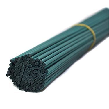 Imagem de Palitos de refil Ougual 50 peças de difusor de palheta de fibra para fragrância de aroma, Verde, 12"x3mm