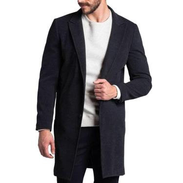 Imagem de Casaco Masculino Docthos Slim Lainage Twill Grafite - 736225-Masculino