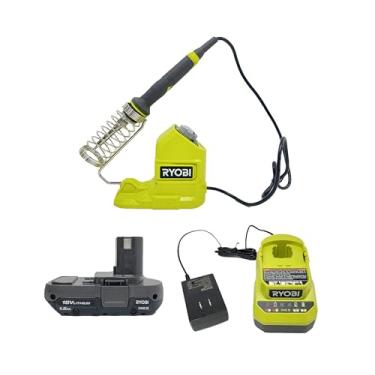 Imagem de RYOBI Kit De Acabamento Para Ferro Solda Sem Fio 18V 120W Com Bateria E Carregador