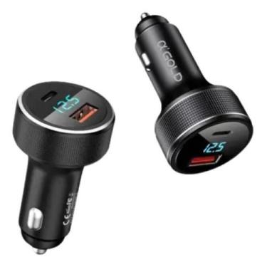 Imagem de Carregador Veicular 60W com 9.1A e Exibição de LED Opcional - MinutoBa