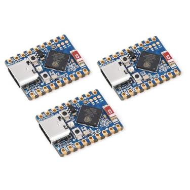 Imagem de UeeKKoo Placa De Desenvolvimento Waveshare 3Pcs Esp32-S3 Mini, Baseada No Processador Dual-Core Esp32-S3Fh4R2, Frequência Operação 240 Mhz, Suporte A Wi-Fi 2,4 Ghz E Bluetooth 5, Memória Flash 4 Mb/