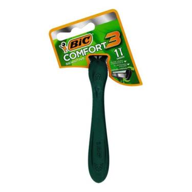 Imagem de Kit c/ 2 Barbeador BIC Comfort 3 Sensitive descartavel