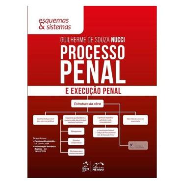 Imagem de Processo Penal E Execução Penal - Esquemas & Sistemas - 9ª Edição 2025